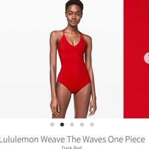 Lululemon red one piece